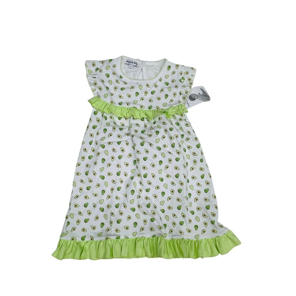 NWT Magnolia Baby 24M Tiny Avocado Flutter Dress